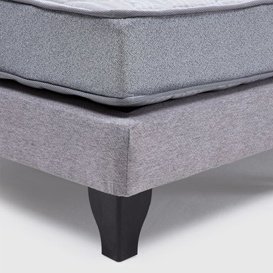 CAMA FEEL + RESPADO REST 2 PLAZA - GRIS - 6