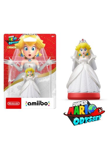 AMIIBO PRINCESS PEACH WEDDING SUPER MARIO ODYSSEY NINTENDO - 1