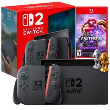 CONSOLA NINTENDO SWITCH 2 + METROID PRIME 4 BEYOND FISICO BUNDLE EXCLUSIVO - 1