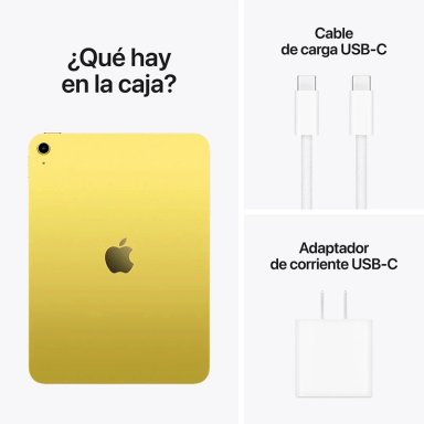 IPAD 11TH GENERACION CHIP A16 BIONIC 128GB WIFI 10.9” - AMARILLO - 4