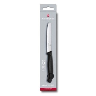 SET CUCHILLOS SWISS CLASSIC 6 PIEZAS. HOJA 11 CM. VICTORINOX | Negro - 1