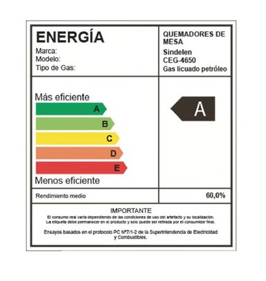 ENCIMERA 4 PLATOS SINDELEN GAS SEGURIDAD CEG-4650IN - 5