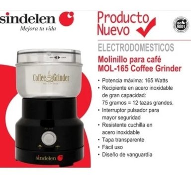 MOLINILLO ELE CTRICO DE CAFE  SINDELEN 12 TAZAS - 6