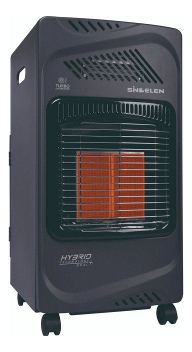 ESTUFA A GAS SINDELEN INFRAREN COLOR ROJO TURBO CALEFACTOR SR-5350TNG - 1