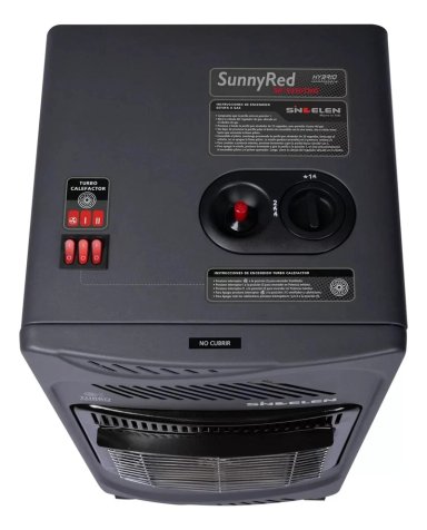 ESTUFA A GAS SINDELEN INFRAREN COLOR ROJO TURBO CALEFACTOR SR-5350TNG - 4