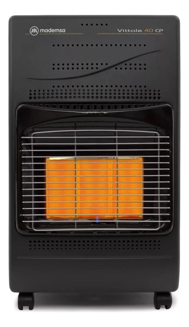 ESTUFA GAS MODELO VITTALE 40 CP CILINDRO DE 11-15 KG MADEMSA - 1
