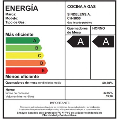 COCINA A GAS SINDELEN CH-5050NG - 3