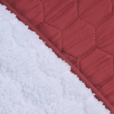 PLUMON QUILT 2 PLAZAS SHERPA BURDEO MASHINI - 2