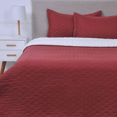 PLUMON QUILT 2 PLAZAS SHERPA BURDEO MASHINI - 3