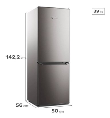 REFRIGERADOR MADEMSA BOTTOM FREEZER MED165 179L FRIO DIRECTO - 7