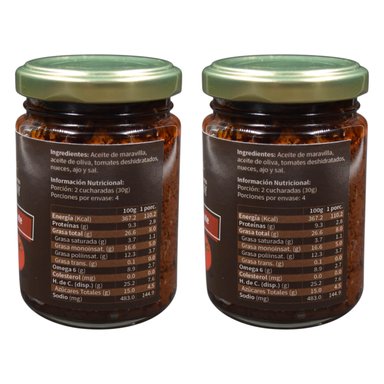 PACK DUO GOURMET PESTOS TOMATE DESHIDRATADO - 2