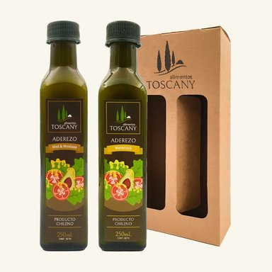 Pack Dúo Aderezos Toscany para ensaladas - Miel Mostaza + Maracuyá - 1