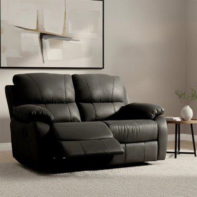 SOFÁ ROSEN ORSON 2 CUERPOS GRIS RECLINABLE MANUAL STONE - 2