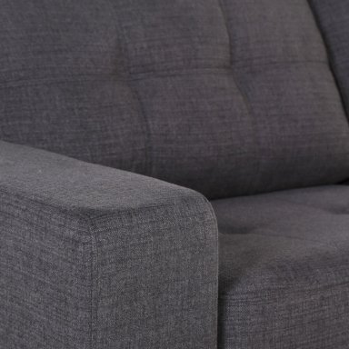 SOFA CAMA DREAM 3 CUERPOS TELA CHARCOAL - 9