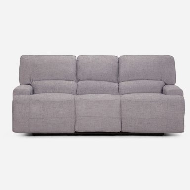 SOFÁ RECLINABLE ROSEN JAGGER 3 CUERPOS GRIS ELÉCTRICO - 3