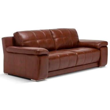 SOFÁ ROSEN 5037 3 CUERPOS CUERO CARAMELO - 4