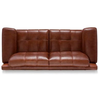 SOFÁ ROSEN 5037 3 CUERPOS CUERO CARAMELO - 5