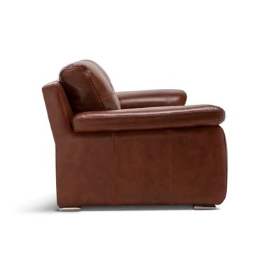 SOFÁ ROSEN 5037 3 CUERPOS CUERO CARAMELO - 7