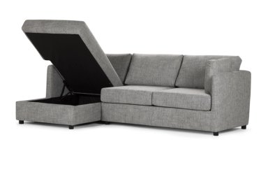 SOFÁ SECCIONAL CAMA ROSEN NOAH IZQUIERDO 3 CUERPOS GRIS - 1