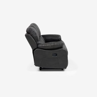 SOFÁ ROSEN ORSON 3 CUERPOS GRIS RECLINABLE MANUAL STONE - 6