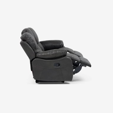 SOFÁ ROSEN ORSON 3 CUERPOS GRIS RECLINABLE MANUAL STONE - 7