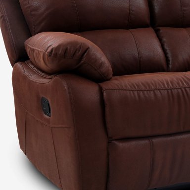 SOFÁ ROSEN ORSON 3 CUERPOS BRANDY RECLINABLE MANUAL - 6