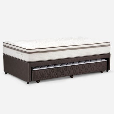 DIVÁN ROSEN CAMA CLASSIQUE MADERA BLANCO + 1.5 PLAZAS 105 X 200 CM - 4