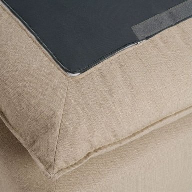 SOFA SECCIONAL ROSEN SHANKLIN IZQUIERDO 3 PIEZAS TELA BEIGE - 9