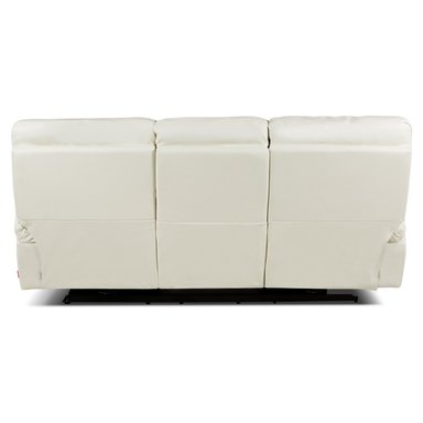 ROSEN SOFA RECLINABLE POCH CUERO 3 CUERPOS BLANCO - 8