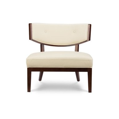 POLTRONA ROSEN A-550 MADERA CUERO BEIGE - 2