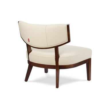 POLTRONA ROSEN A-550 MADERA CUERO BEIGE - 4