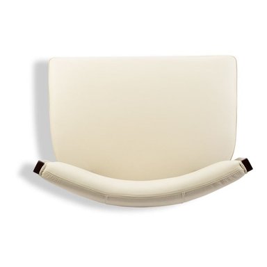 POLTRONA ROSEN A-550 MADERA CUERO BEIGE - 6