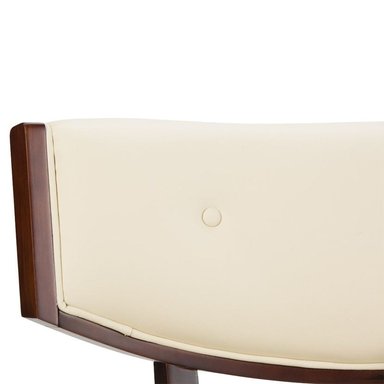 POLTRONA ROSEN A-550 MADERA CUERO BEIGE - 7