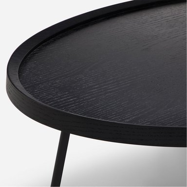 MESA CENTRO ROSEN LIBERTY 120X70 CM NEGRO MADERA - 6
