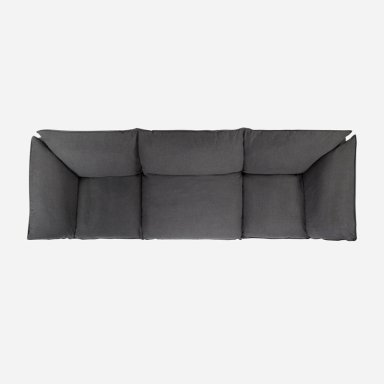 BUTACA ROSEN SHANKLIN 3 CUERPOS CARBON MODULAR 2 ESQUINEROS + 1 CHARCOAL - 3