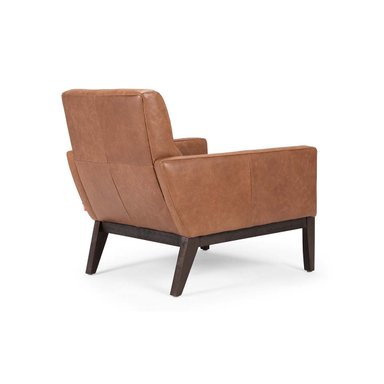 POLTRONA ROSEN TIMBER CUERO CAMEL - 2
