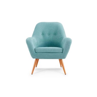 POLTRONAS ROSEN BARTOLO 1 CUERPO DENIM PACK X2 PATA METÁLICA - 4