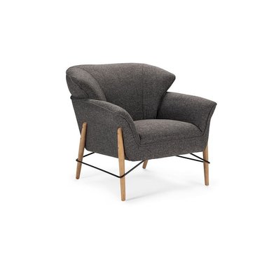 POLTRONA ROSEN GRIS MILLIGAN TELA - 1