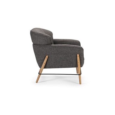 POLTRONA ROSEN GRIS MILLIGAN TELA - 5