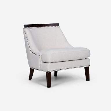 POLTRONA ROSEN / TABLERO TERCIADO BLANCO KREUZBERG TELA - 1