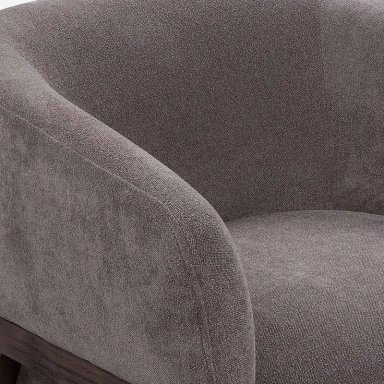 POLTRONA ROSEN / TABLERO TERCIADO GRAFITO BOLTON TELA - 4