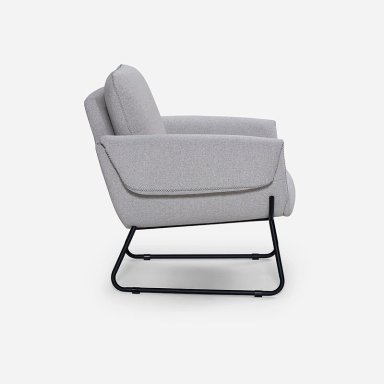 POLTRONA ROSEN / TABLERO TERCIADO GRIS ROSS TELA - 3