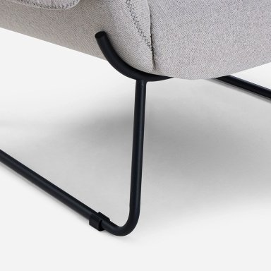 POLTRONA ROSEN / TABLERO TERCIADO GRIS ROSS TELA - 5