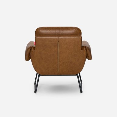 POLTRONA ROSEN ROSS CUERO CAMEL - 6