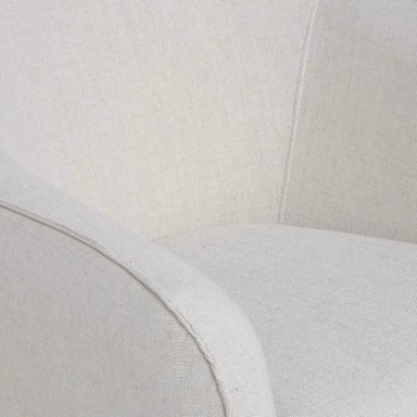 POLTRONA ROSEN KENDALL TELA BLANCO - 6