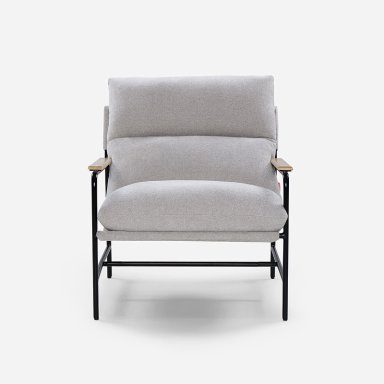 POLTRONA ROSEN GRIS ELLON TELA - 2