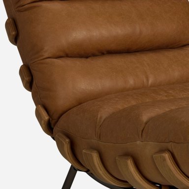 POLTRONA ROSEN CUERO CAFE PONTI CAMEL - 4