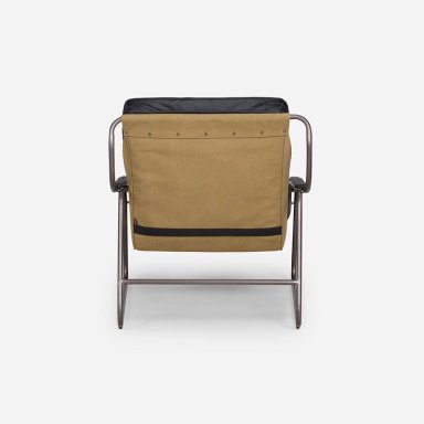 POLTRONA ROSEN CUERO NEGRO MONTOK - 6