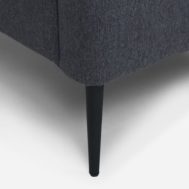 POLTRONA ROSEN MILTON TELA GRAFITO - 5