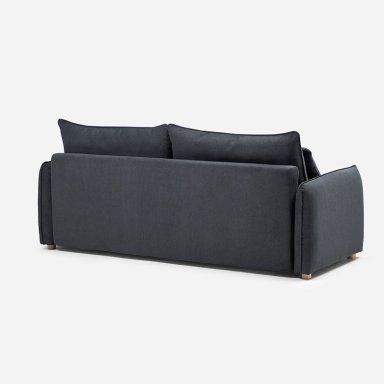 FUTON BRON 3 CUERPOS TELA GRAFITO - 6
